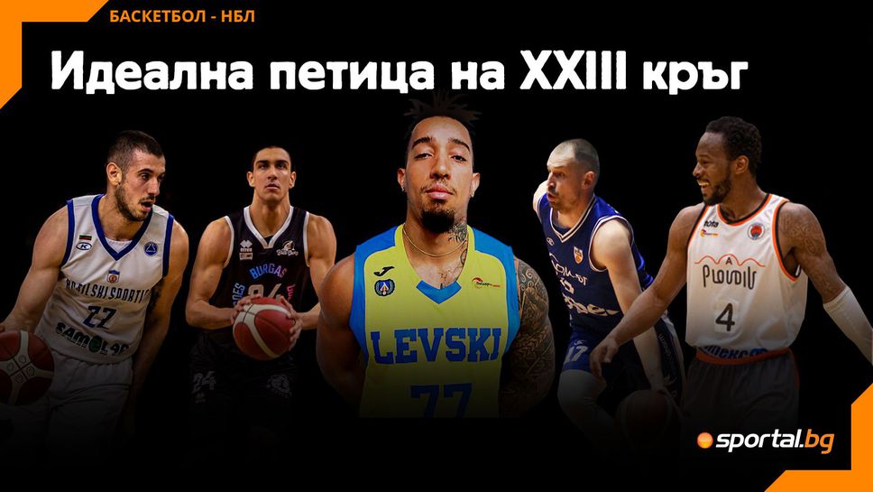 Идеална петица на XXIV кръг в НБЛ