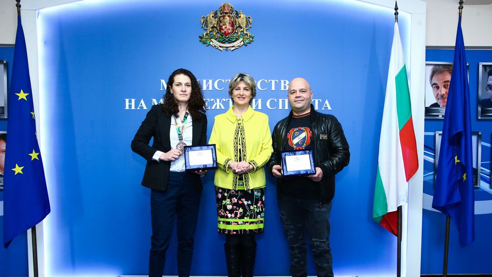 Весела Лечева награди спортисти за постигнати успехи на големи първенства