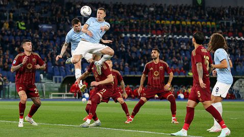  Лацио и Рома разделиха точките след шеметна втора част 