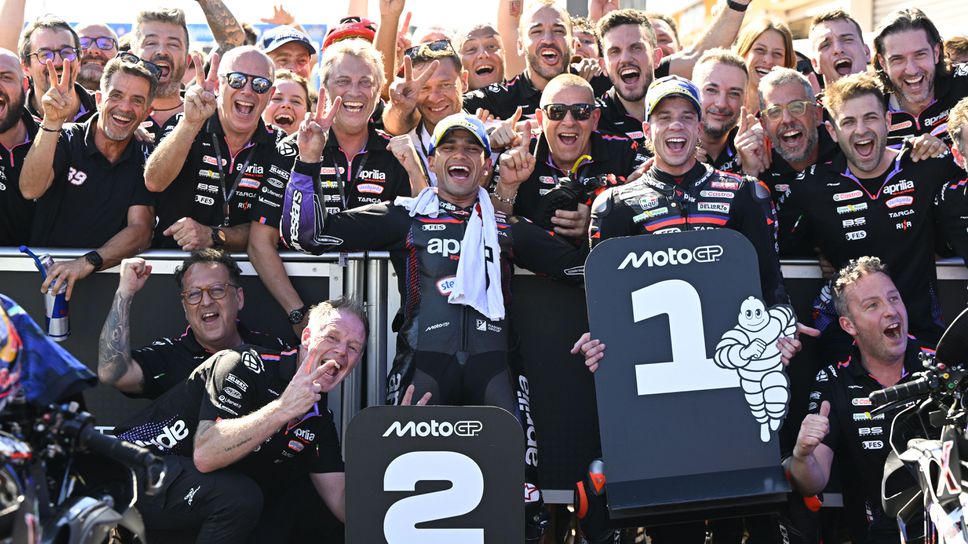 В Априлия се готвят за напрежение между Бедзеки и Мартин в битката за титлата