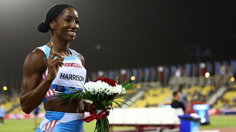 Кендра Харисън триумфира на 100 метра с препятствия
