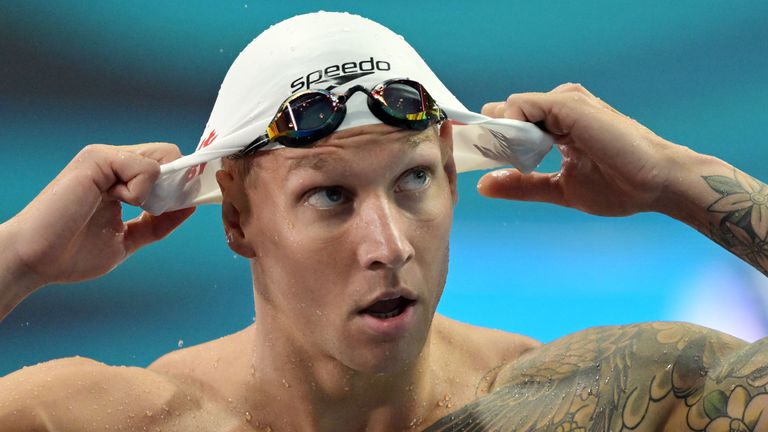 Седемкратният олимпийски шампион по плуване Кейлъб Дресел се завърна в