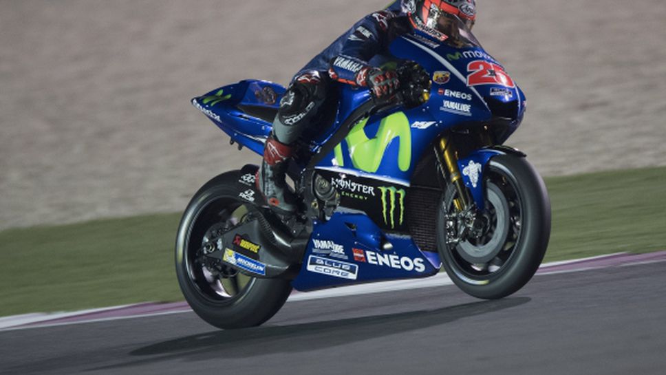 Винялес оглави и последния предсезонен MotoGP тест, Маркес с три катастрофи