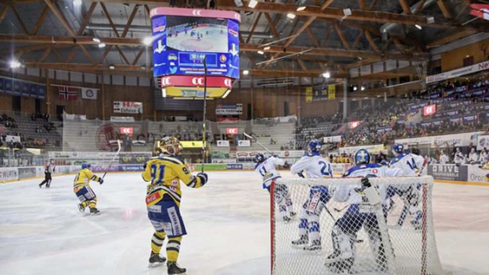 Хокеен мач в Норвегия продължи осем часа и половина