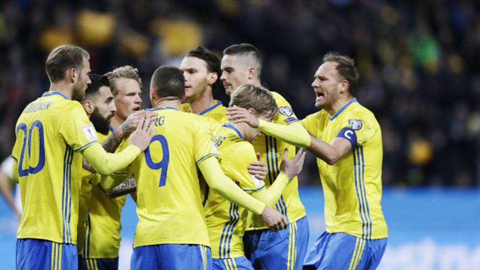 В нашата група: Швеция отупа Беларус със странни голове (видео)