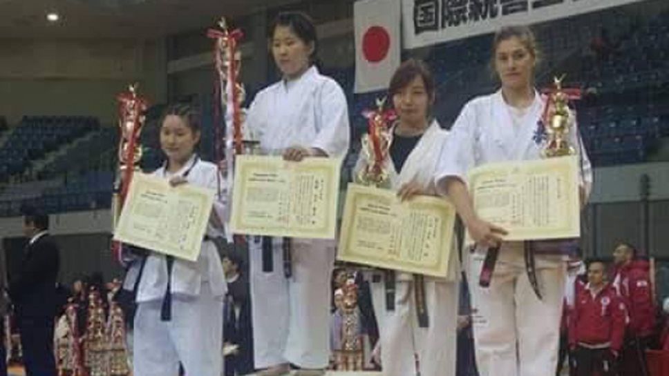 Националите по карате киокушин с 2 бронзови медала от СК в Япония