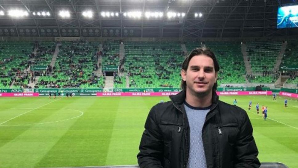 Велизар Димитров гледа футболисти в Унгария