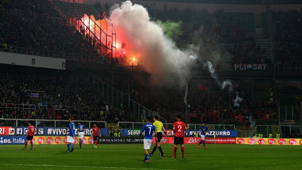 ФИФА глоби Албания заради изцепки на феновете