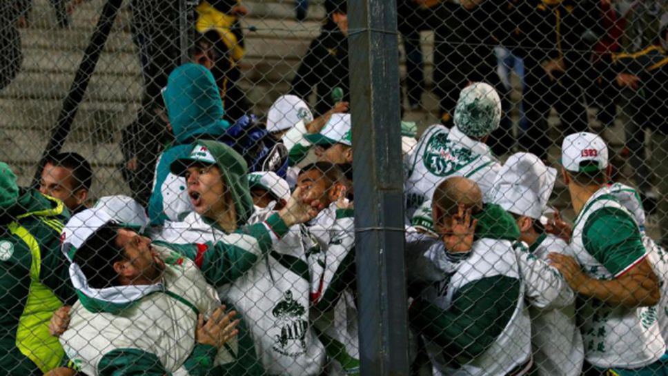Десетки арестувани и пострадали полицаи след меле на мач за Копа Либертадорес