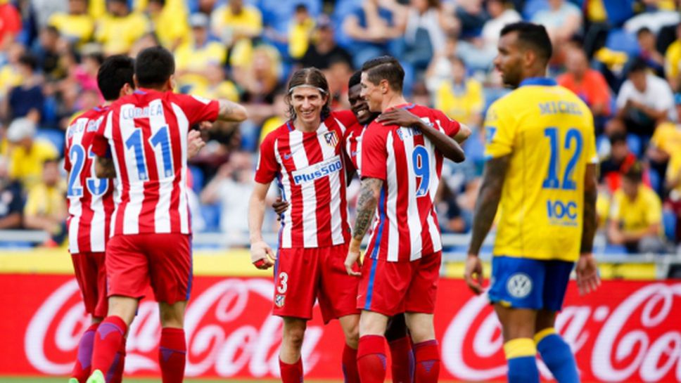 Атлетико показа перфектна игра точно преди гостуването на "Бернабеу" (видео)