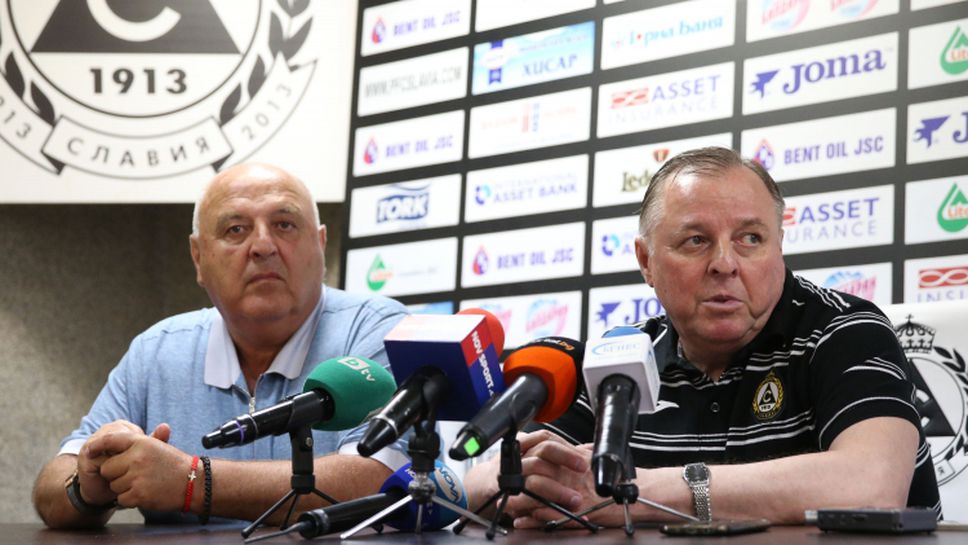 Тарханов и Венци обявиха целите пред Славия: Отборът да играе по-добре и по-резултатно през новия сезон
