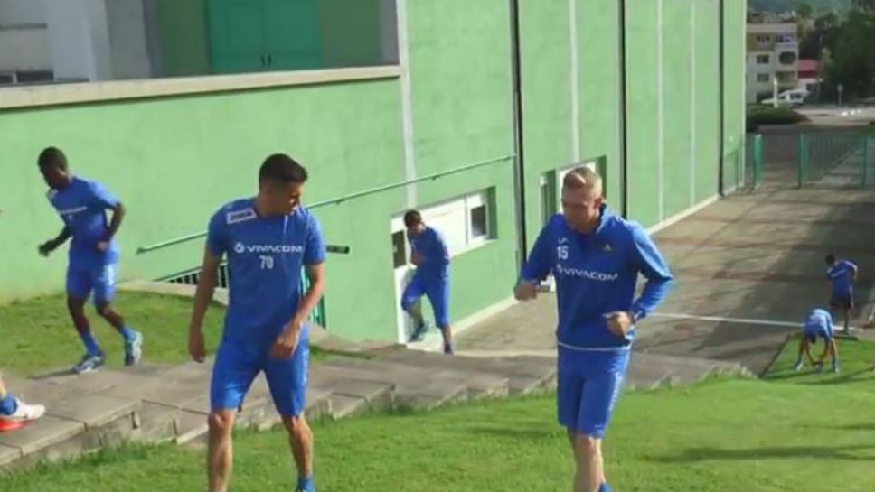 Чворович с първа тренировка за Левски