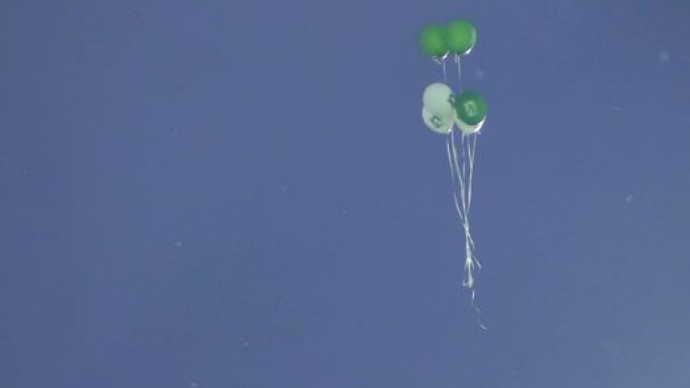 Балони полетяха над Лудогорец Арена