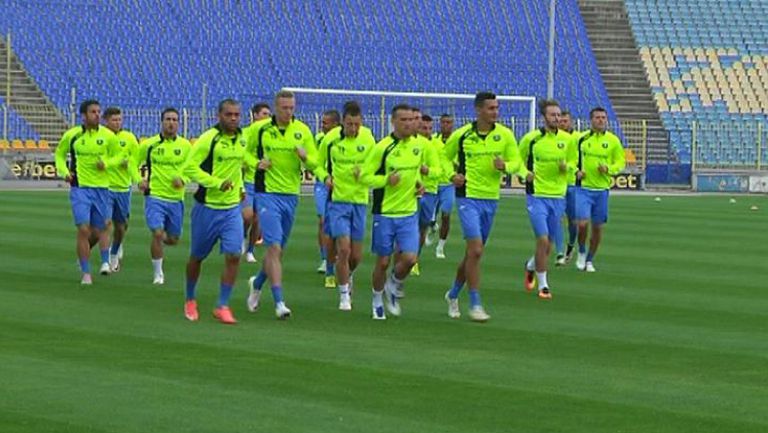 "Левски" тренира пред фенове за "Марибор"