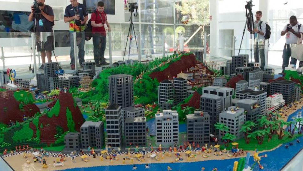Гигантски модел от Лего пресъздаде Рио де Жанейро