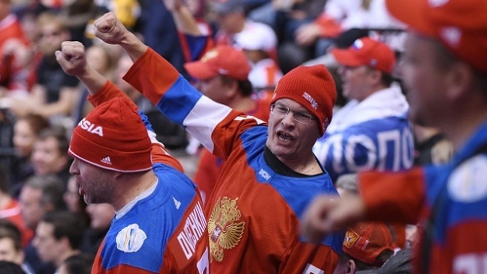 Русия излезе начело в група А на световното по хокей на лед
