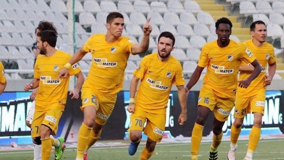 АПОЕЛ (Никозия) на Живко Миланов спечели пета поредна титла в Кипър