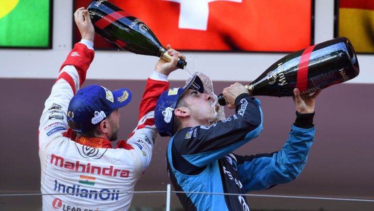 Буеми спечели петия кръг от Формула Е в Монако след здрава битка с Ди Граси