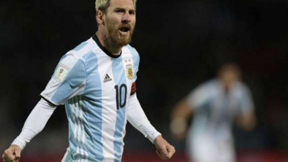 Меси със страхотна "мрежичка" в мача срещу Уругвай