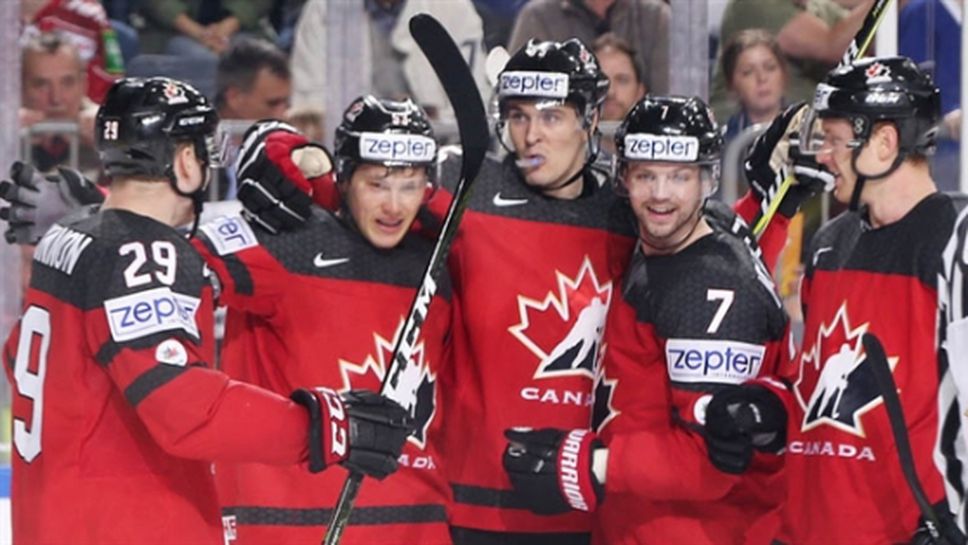 Канада и Швеция допълниха големия квартет на световното по хокей на лед