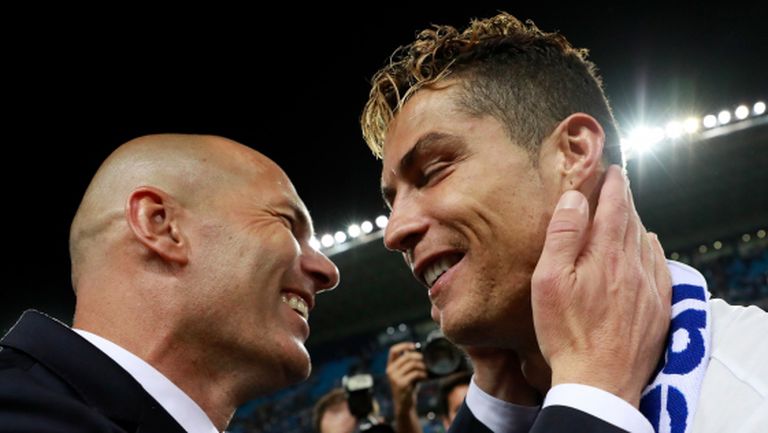 Кристиано: Успехът на Реал Мадрид се дължи на Зидан