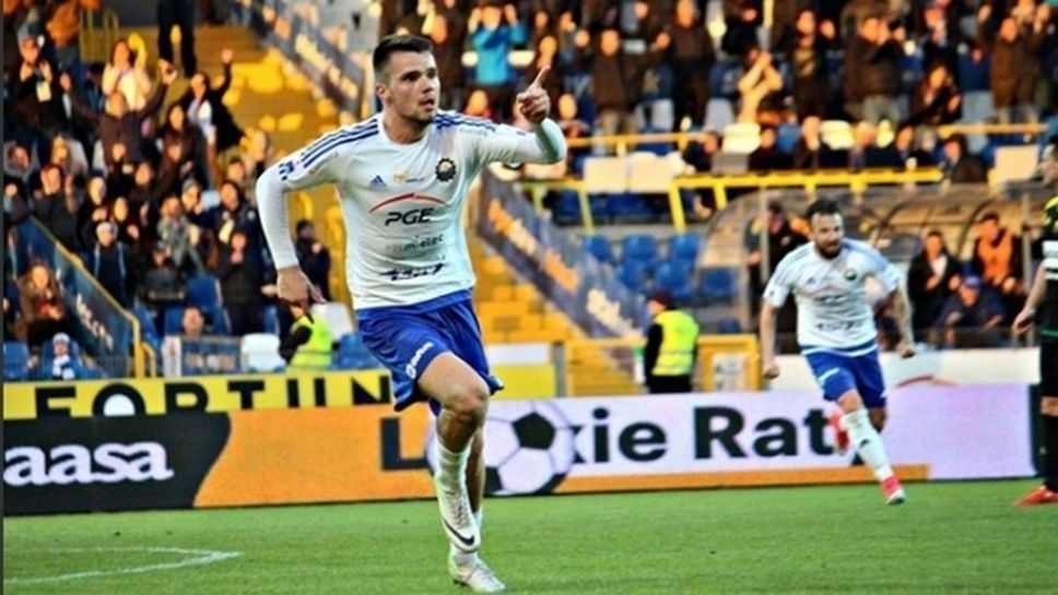 Алекс Колев изригна с два гола и асистенция в Полша
