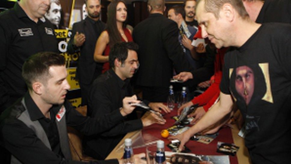 Пресконференция на Рони О‘Съливан и Марк Селби