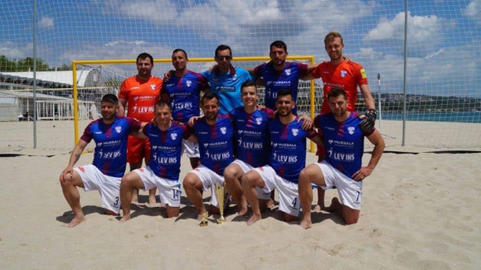 МФК Спартак (Варна) стартира днес участието си в Шампионската лига по плажен футбол в Португалия