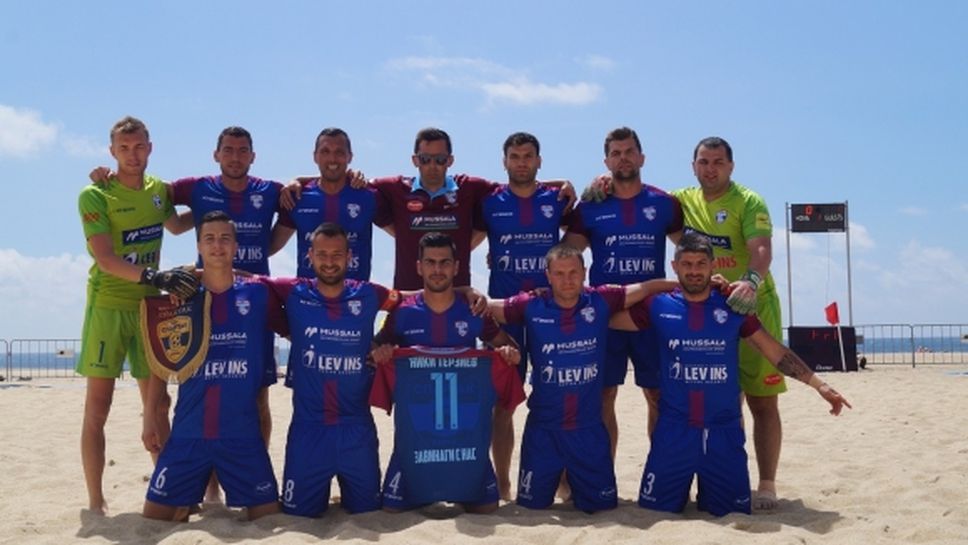 МФК Спартак (Вн) с първа победа в Шампионската лига по плажен футбол в Назаре