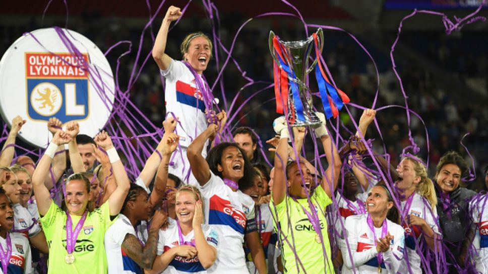 Драма с дузпи донесе втори пореден триумф на Лион в женската Шампионска лига