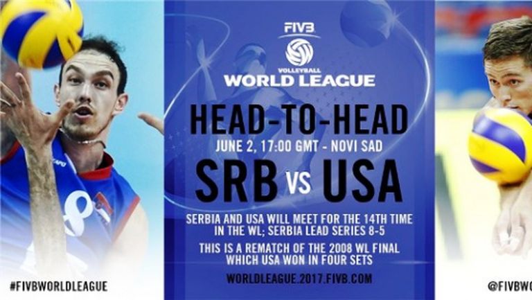 Сърбия започва защитата на трофея си в Световната лига срещу САЩ! Гледайте мача ТУК!!!