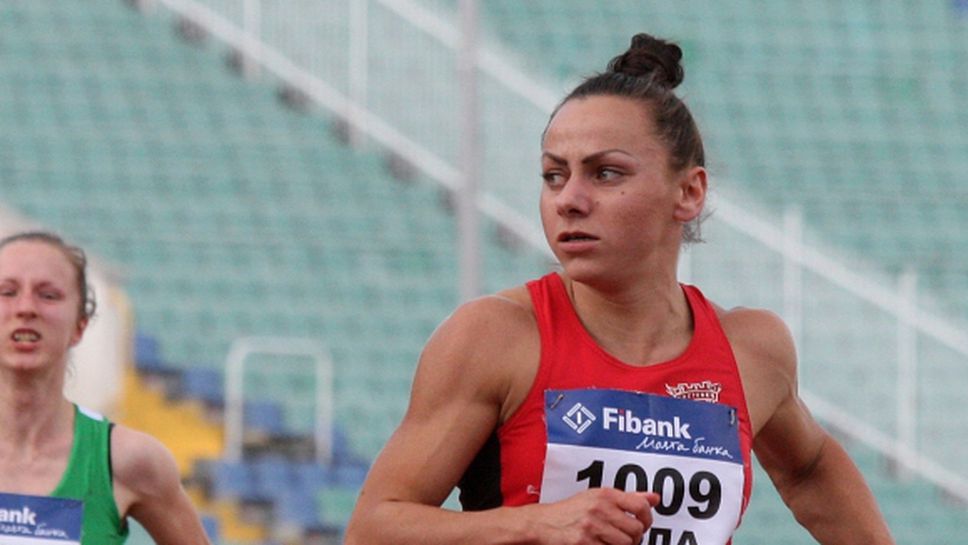 Надежда Рачева с четири златни и един сребърен медал на Националния шампионат по лека атлетика