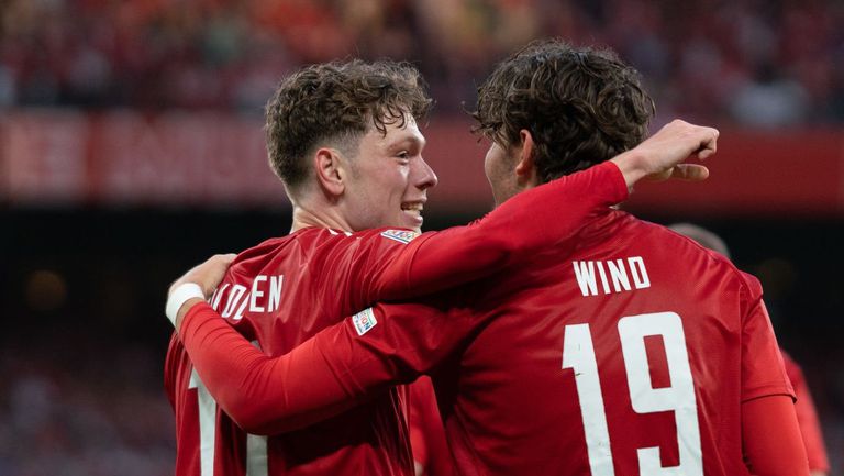 Дания постигна трета победа от 4 мача в Лигата на