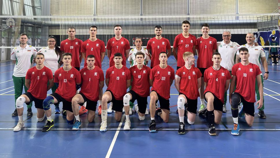 Националният отбор на България по волейбол за мъже до 18 години изигра 3 контролни мача с Бразилия