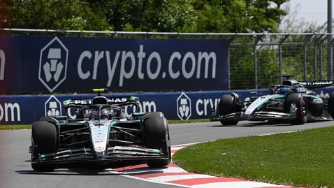  Ръсел пред Норис и Антонели в Монреал 