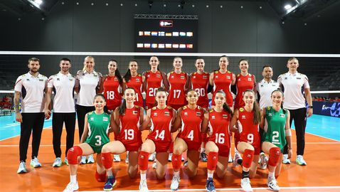 България U18 срещу Белгия на финала на Евроволей 2024