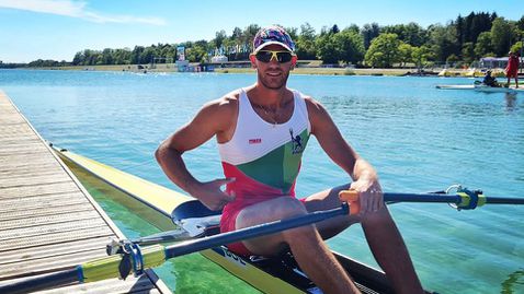  Страхотно! Кристиян Василев на край на скиф на Евро 2022, изпревари олимпийския вицешампион 