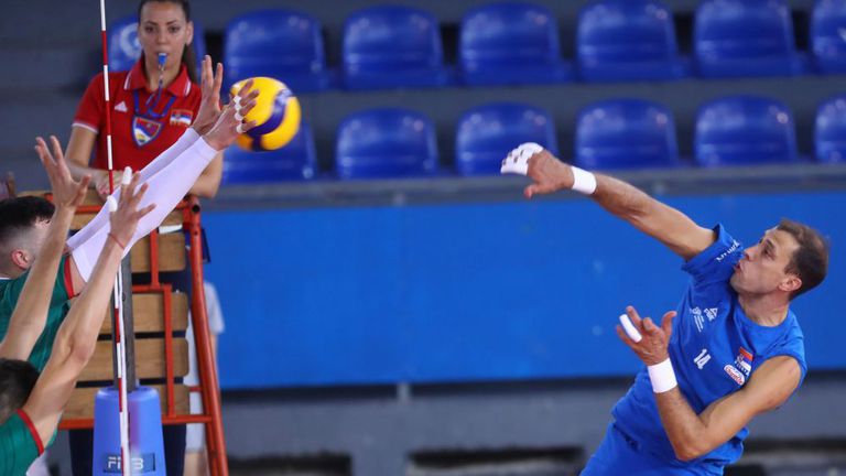 Мъжкият национален отбор на България по волейбол излиза срещу Сърбия