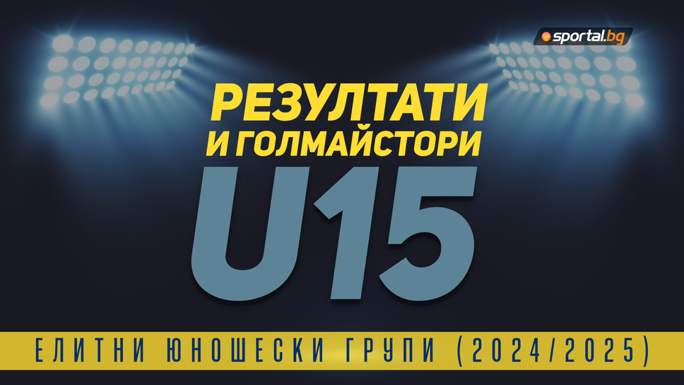 Резултати, голмайстори и класиране след петия кръг на Елитната група до 15 години