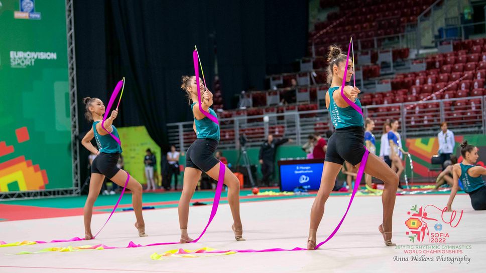 Ансамбълът на България проведе подиум тренировка преди Световното първенство по художествена гимнастика