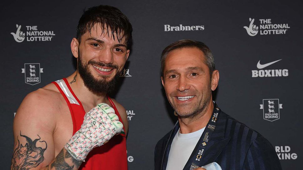 Президентът на Българска федерация бокс Красимир Инински поздрави Рами Киуан