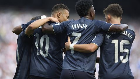 Дори час игра с човек по-малко не спря Реал Мадрид