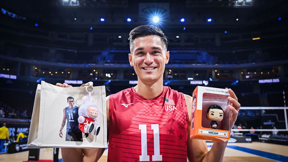 Капитанът и разпределител на мъжкия национален отбор на САЩ Мика