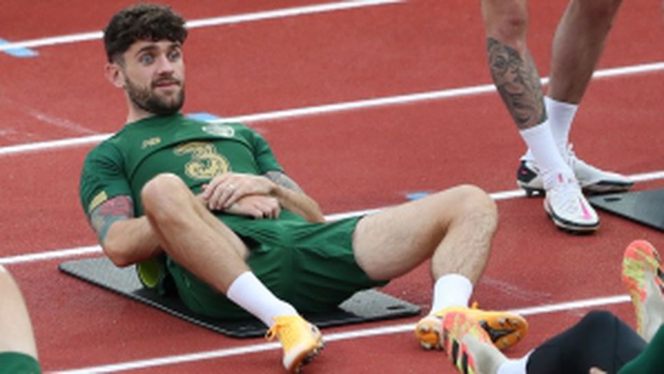 Тренировка на Ейре преди мача с България