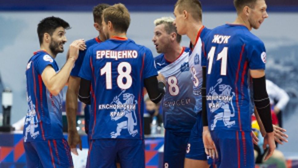 Феноменален Тодор Скримов заби 19 точки (7 аса) и донесе победа на Енисей