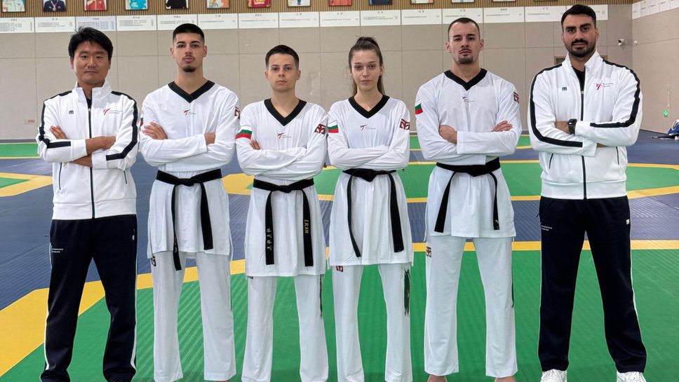 Националите по таекуондо на лагер в Китай преди Световното