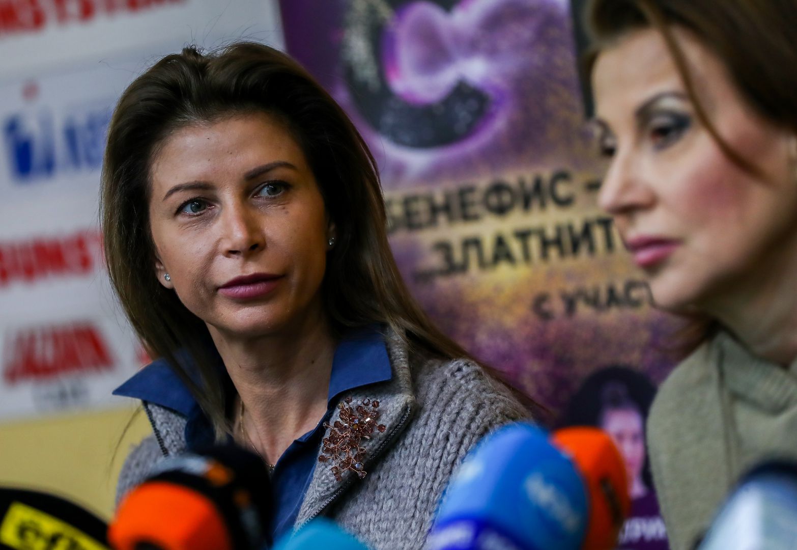 Пресконференция на "Златните момичета" преди бенефиса им в "Арена Армеец"