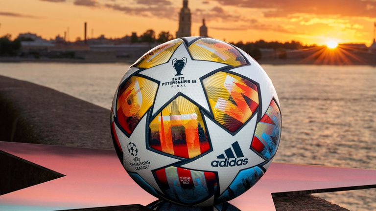 Дизайнът на официалната топка в Шампионска лига e вдъхновен от белите нощи в Санкт Петербург
