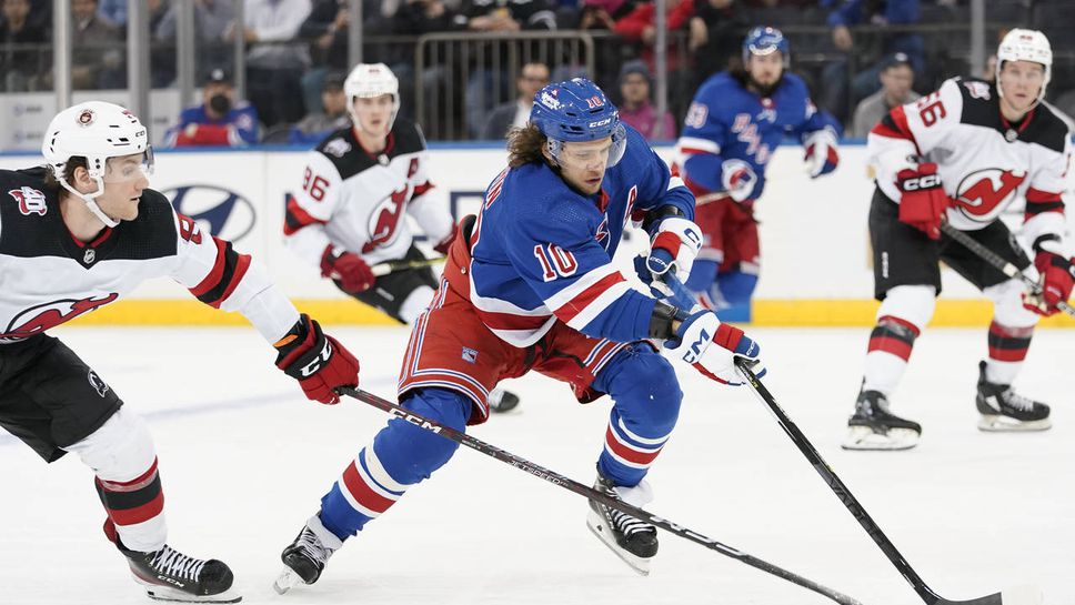 Ню Йорк Рейнджърс прекъсна серията на Ню Джърси от 11 поредни победи като гост