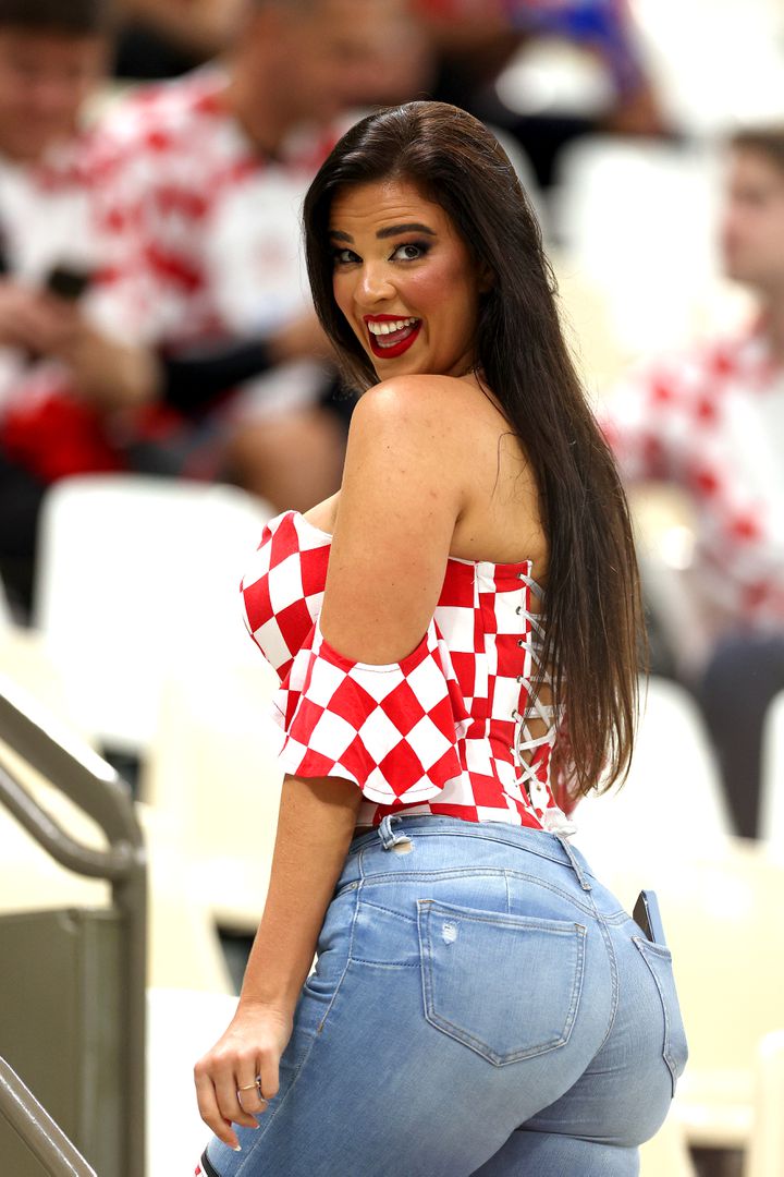  Феновете на Аржентина - Хърватия, 1/2-финал на Мондиал 2022 